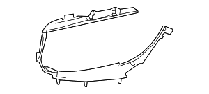 Headlamp Assembly Seal - Mercedes-Benz (217-826-00-58) Headlamp Assembly Seal - Mercedes-Benz (217-826-00-58)