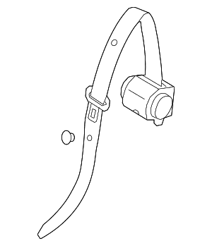 Lap & Shoulder Belt - Audi (80A-857-807-C-GLE)