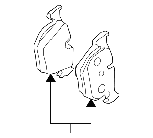 Brake Pads Rear - BMW (34-21-6-768-471) Brake Pads Rear - BMW (34-21-6-768-471)