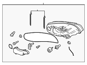Headlamp Assembly - Volvo (31323065)
