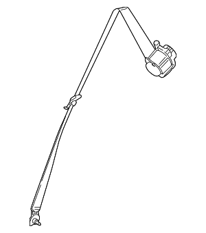 Seat Belt Assembly - BMW (72-11-7-313-161)