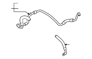 AC Hose - Volkswagen (1K0-820-743-CD)