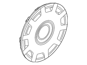 Wheel Cover - Volkswagen (1C0-601-147-M-QZQ)