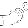 Rear Hose - Volkswagen (1K0-145-856-A)