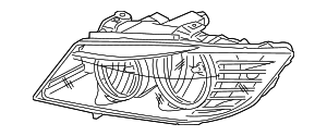 Headlamp Assembly - BMW (63-11-7-240-262)