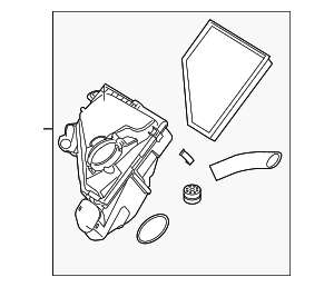 Air Cleaner Assembly - BMW (13-71-7-811-905) Air Cleaner Assembly - BMW (13-71-7-811-905)