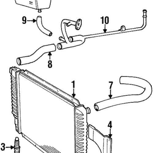Reservoir Hose - Volvo (9142056)