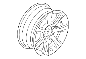 Wheel, Alloy - BMW (36-11-8-097-244) Wheel, Alloy - BMW (36-11-8-097-244)