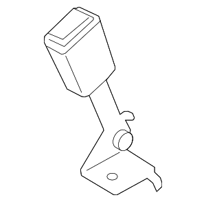 Seat Belt Receptacle - BMW (72-11-7-347-726)