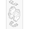 Disc Brake Pad Set - BMW (34-10-7-883-262)
