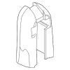 Seat Belt Cover - BMW (52-10-7-127-702)