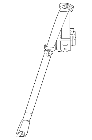 Seat Belt Assembly - BMW (72-11-7-497-429)