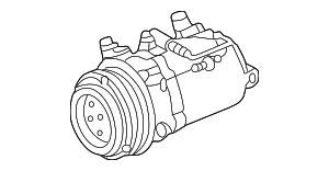 Compressor - BMW (64-52-6-910-458) Compressor - BMW (64-52-6-910-458)