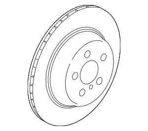 Disc Brake Rotor Left - BMW (34-21-6-882-245)