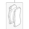 Disc Brake Pad Set Front - BMW (34-11-6-786-044)