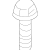 Radiator Support Tie Bar Bolt - BMW (07-11-9-916-967)