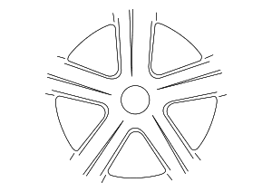 Wheel, Alloy - Volkswagen (561-601-025-S-8Z8)