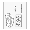 Disc Brake Caliper - Audi (4N0-615-107-AS)