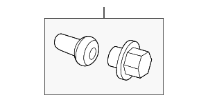 Wheel Bolt - Volkswagen (WHT-001-814-B-521)