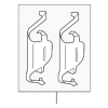 Brake Pads Retainer Spring - BMW (34-11-6-860-087)