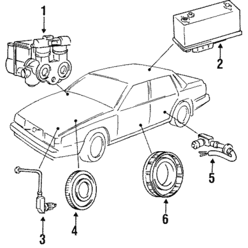 Speed Sensor - Volvo (6814806)