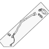 Center AC Line - Audi (4N0-816-738-G)