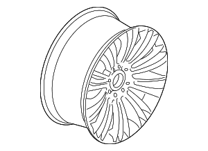 Wheel, Alloy - BMW (36-11-7-847-543) Wheel, Alloy - BMW (36-11-7-847-543)