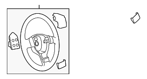 Steering Wheel - Volkswagen (3C8-419-091-CC-E74)