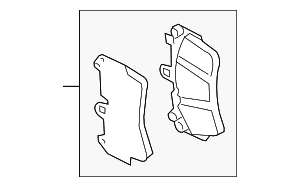 2011-2015 Volkswagen Touareg - Brake Pads - Volkswagen (7P6-698-151-G)