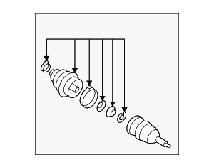 Outer Joint Assembly - Audi (1K0-498-099-BX)