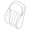 Seat Back Cover - BMW (52-10-8-493-899)