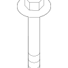 Radiator Support Panel Bolt - Mercedes-Benz (000-990-95-11)