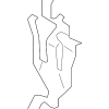 Disc Brake Anti-Rattle Clip - Audi (80A-615-269)
