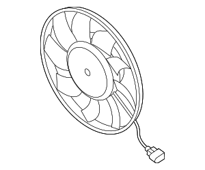 Fan & Motor - Audi (5WA-959-455-Q) Fan & Motor - Audi (5WA-959-455-Q)