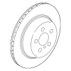 Disc Brake Rotor Rear - BMW (34-21-6-871-258)