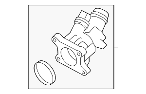 Engine Coolant Thermostat Kit - Volvo (32263962)