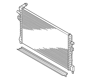 Auxiliary Radiator - Volkswagen (5QM-121-251-R)