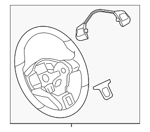 Steering Wheel - Volkswagen (1K8-419-091-BR-G0L)