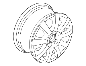 Wheel - Volkswagen (3QF-601-025-AG-AX1) Wheel - Volkswagen (3QF-601-025-AG-AX1)