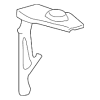 Upper Latch - Mercedes-Benz (163-880-06-60)