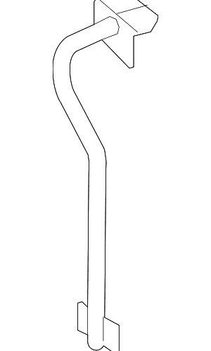 Radiator Support Panel Brace - Mercedes-Benz (253-880-00-64)