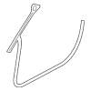 Weather-Strip On Body - Audi (427-831-707-A)