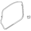 Door Weather-Strip - Audi (8E0-837-912-M)