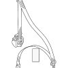 Seat Belt Assembly - Audi (4G8-857-705-H-GID)