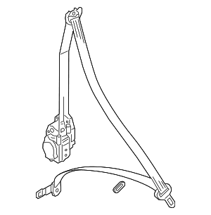 Seat Belt Assembly - Audi (4K8-857-706-B-KPZ)