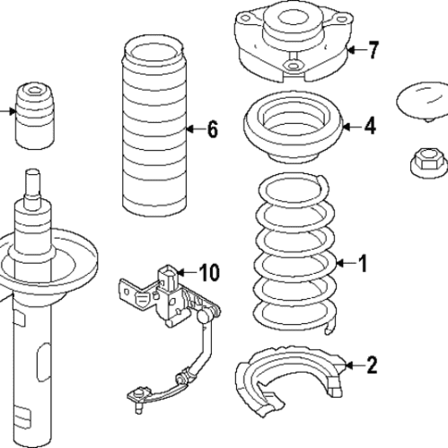 Shock ABS - Volkswagen (5Q0-413-031-KH)