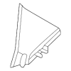 Seat Belt Bezel - BMW (51-46-9-108-191)
