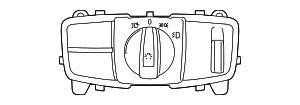 Headlamp Switch - BMW (61-31-6-847-516)
