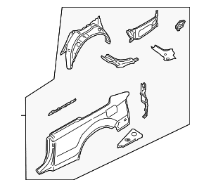 Quarter Panel - Audi (8H0-809-052)