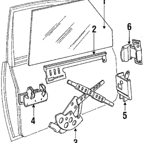 Door Glass - Volvo (1213059)